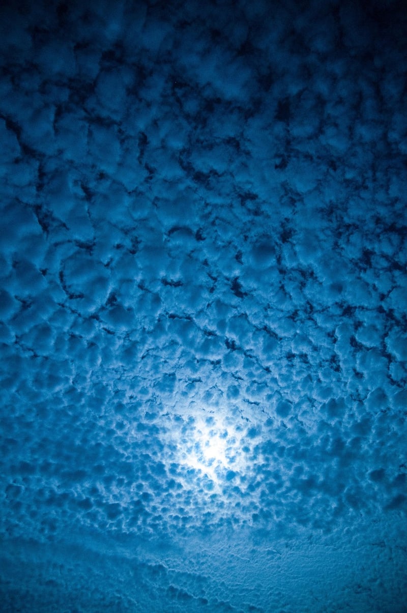 Moonlit Night Sky